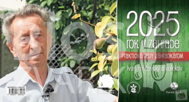 Stolový kalendár - Rok v záhrade 2025