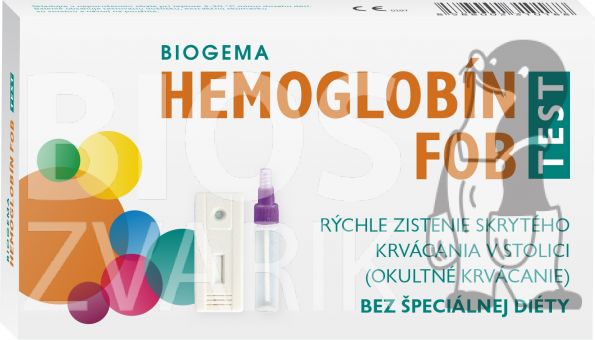 HEMOGLOBÍN TEST na stanovenie skrytého krvácania v stolici
